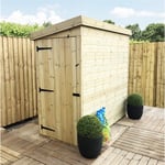 3 x 6 Pressure Treated Pent Garden Shed with Side Door