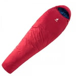 Deuter Orbit -5° Sleeping Bag: Cranberry/Steel