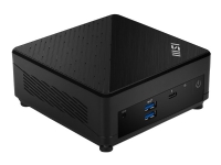 MSI Cubi 5 12M 022BDE - Barebone - mini-PC - 1 x Core i3 1215U / 1.2 GHz - RAM 0 GB - UHD Graphics - GigE, 2.5 GigE, 802.11ax (Wi-Fi 6E), Bluetooth 5.3 - WLAN: 802.11a/b/g/n/ac/ax (Wi-Fi 6E), Bluetooth 5.3 - svart