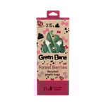 315-pack Green Bone bajspåsar - Forest