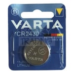CR2430 DL2430 | VARTA Brand | 3v  Battery | Baby  Secure  Pack | 1 x Single Pack
