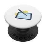 Stylo et tablette à dessin pour artistes PopSockets PopGrip Interchangeable