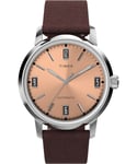 Timex Brown Mens Analogue Watch Marlin Automatic TW2W33800