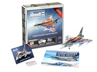 Revell Gift Set 05649 Eurofighter - Pacific Platinum Edition 1:72 Scale Unbuilt Plastic Model Kit With Photoetched parts, Collectors Card & Illustrated Book