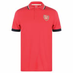 Arsenal Polo Shirt Mens Red Football Soccer Collar T-shirt Top