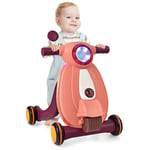 2 in 1 Sit to Stand Learning Walker Early Education Activity Center Baby Walker