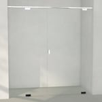INR Iconic Nordic Rooms Dusjnisje Epic 4 Måltilpasset Krom / - Høyre Klart Glass