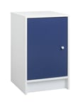 Argos Home Kids Malibu 1 Door Bedside Table - Blue