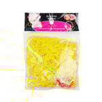 Loom bands påfyllning 600st, gul
