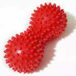 Yamkas Spiky Peanut Massage Ball Roller • Perfect for Plantar Fasciitis, Trigger Point, Deep Tissue, Myofascial Release • Designed to Relieve Stress and Relax Tight Muscles