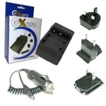 Ex-Pro Canon BP-511,BP-508,BP-522,BP-535, CB-5L, CB5L Fast Travel-Pro Charger Canon Camcorder [See Description for Models]