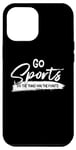 Coque pour iPhone 14 Plus Un dicton motivateur : Go Sports gagne les points pour les femmes et les hommes