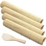 Bambus Sushimatta Bambus Sushi Making Kit Sushi DIY Kit Bambusmatta Bambus Köksmatta för Sushi