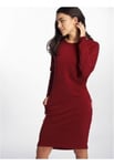 Urban Classics Santadi sweat klänning (L,burgundy)