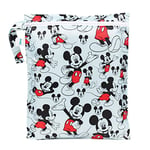 Bumkins Disney Sac imperméable lavable et réutilisable pour voyage, plage, piscine, poussette, couches, vêtements de sport sales, maillots de bain, articles de toilette, 30,5 x 35,6 cm - Mickey Mouse