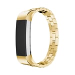 Fitbit Alta kvalitets rostfritt stål klockarmband - Guld