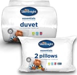Silentnight Hollowfibre 10.5 Tog Duvet & Pillow Pair (Double)