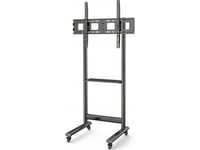 TECHLY Floor Stand for 50-90inch LCD/LED TV with Adjustable Height and Shelf