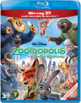 Disney Eläinten Kaupunki Blu-Ray 2D + 3D
