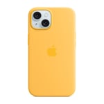 Apple iPhone 15 silikonikuori MagSafe, paiste