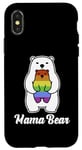 iPhone X/XS Mama Bear Rainbow Pride Gay Flag LGBT Mom Ally Women Gift Case