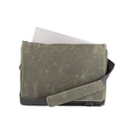 Atran Velo AVS Metro Messenger Bag Canvas Green  Grön Cykelväskor Bak