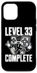 Coque pour iPhone 15 Pro Level 33 Complete Tenue de jeu pour le 33ème anniversaire 33