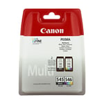 Canon PG-545 Black & CL-546 Colour Ink Cartridge For PIXMA MX495 Printer