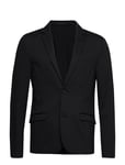 Superflex Knitted Blazer Suits & Blazers Blazers Single Breasted Blazers Black Lindbergh