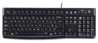 Logitech K120 - Tastatur - Tysk Kabling Tysk Tastatur