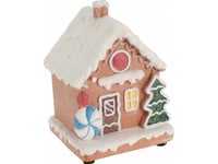 Home Styling Collection Juldekoration Dekorativt Pepparkakshus, 9 X 8 X 13 Cm