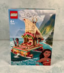 LEGO Disney Princess Moana's Wayfinding Boat Set 43210 New & Sealed