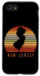 iPhone SE (2020) / 7 / 8 US Native Citizen State Map Retro Vintage New Jersey Case