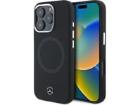 Mercedes Mehmp16x23suttk Apple Iphone 16 Pro Max 6,9&Quot  Telefonskal Svart Silikon Tonal Logo Magsafe