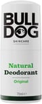 Bulldog Skincare Original Roll on Natural Deodorant, White, Patchouli, 75 Ml