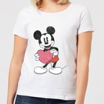 T-Shirt Femme Mickey Mouse Je t'Offre mon Cœur (Disney) - Blanc - XXL - Blanc