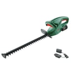 Bosch Home and Garden Cordless Hedge Cutter EasyHedgeCut 18-45 (1 Battery 2.0 Ah, 18 Volt System, Blade Length 45 cm, in Carton Packaging)
