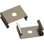 Metallfesteklemmer for aluminiumsprofil 2 og 4S (10 stk.)