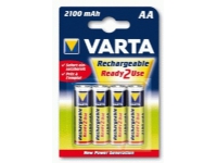 Varta Set Ready2Use 4 x AA2100 + 2 AAA800 mAh, Laddningsbart batteri, Nickel-metallhydrid (NiMH), 1,2 V, 2100 mAh, Gul, Blåsa