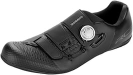 SHIMANO Unisex Sh-rc502 Road Shoes Sneaker, Black/White, 9 UK