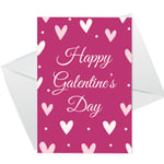 Happy Galentines Card For Best Friend Cute Valentines Day Card For Her