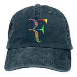 Ehghsgduh Unisex Baseball Caps Roger Federer Logo Washed Dyed Trucker Hat Adjustable Snapback