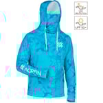 Norfin Sun Pro Halibut Hoodie UPF50+ fisketröja XL