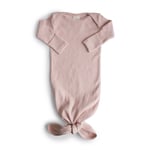 Mushie Ribbad Baby Grown Sovpåse Blush