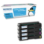 Refresh Cartridges Full Set Pack SP C220E Toner Compatible With Ricoh Printers