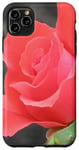 Coque pour iPhone 11 Pro Max Rose corail avec boutons de rose