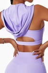 <![CDATA[Crop Top Hoodie Sleeveless - Purple - M]]>