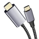 Cable de conversion type-c vers Hdmi convertisseur USB-c vers Hdmi 4k Hd 1,8 m¿¿tres