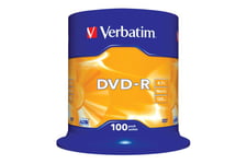 Verbatim - DVD-R x 100 - 4.7 GB - lagringsmedie