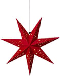 Neo Julstjärna 60cm Röd Sammet